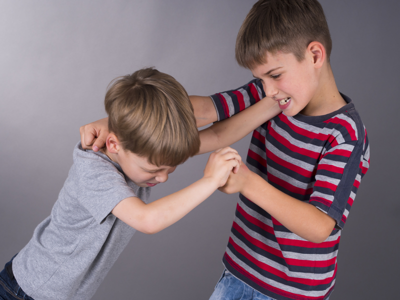 El tierno gesto de un niño con su hermano pequeño en pleno partido