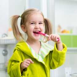 Higiene y limpieza de los dientes de los niños
