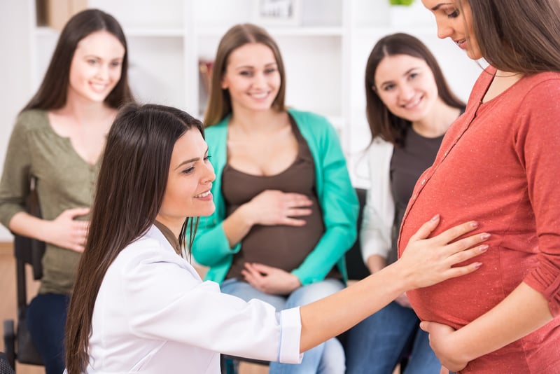 La preparación de la madre para el parto