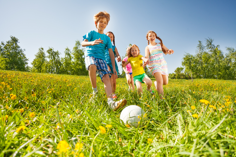 Juegos con el balón. Actividades y juegos infantiles con los hijos pequeños.