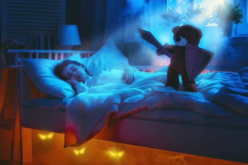 ¿Qué debemos hacer cuando los niños tienen pesadillas?