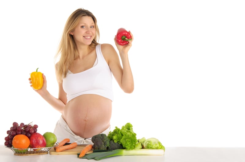 Dieta para una mujer embarazada