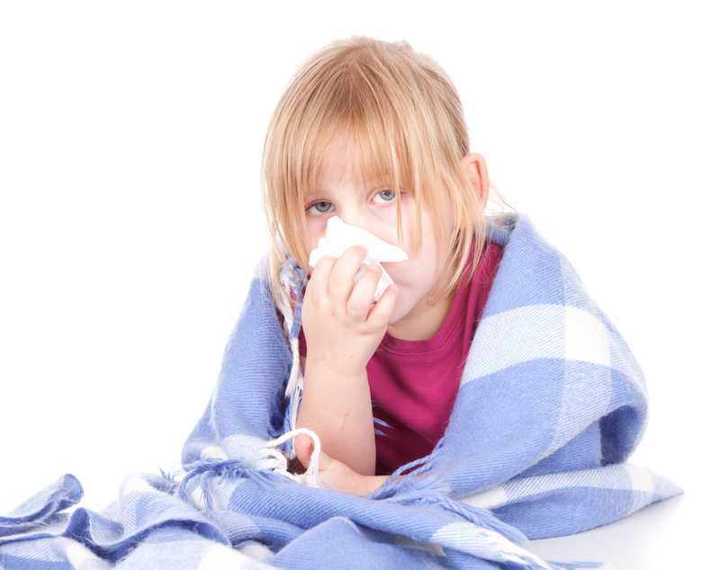 Gripe en bebés y niños