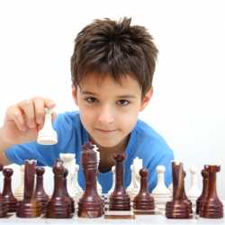 El juego de ajedrez y los niños