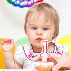 La fiesta del primer cumpleaños de los bebés