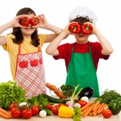 Dieta vegetariana para niños