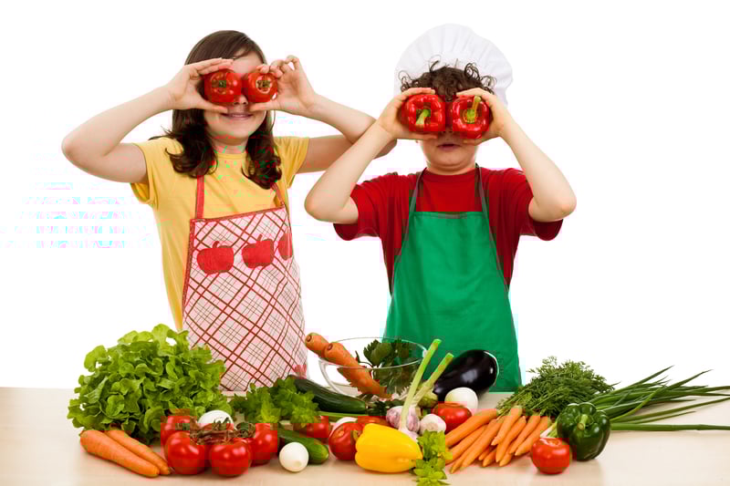 Dieta vegetariana para niños