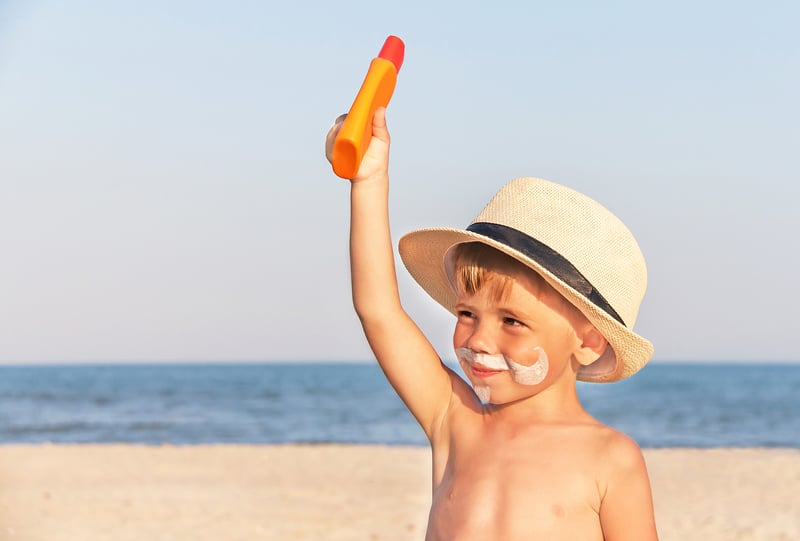 Cremas solares para bebés y niños