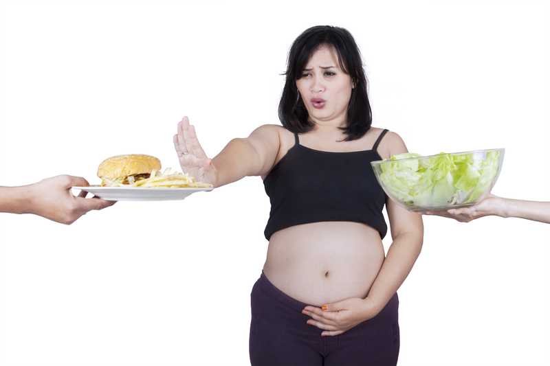 La inapetencia en el embarazo