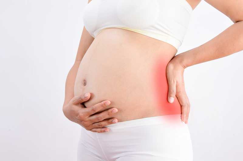 Los dolores de espalda durante el embarazo