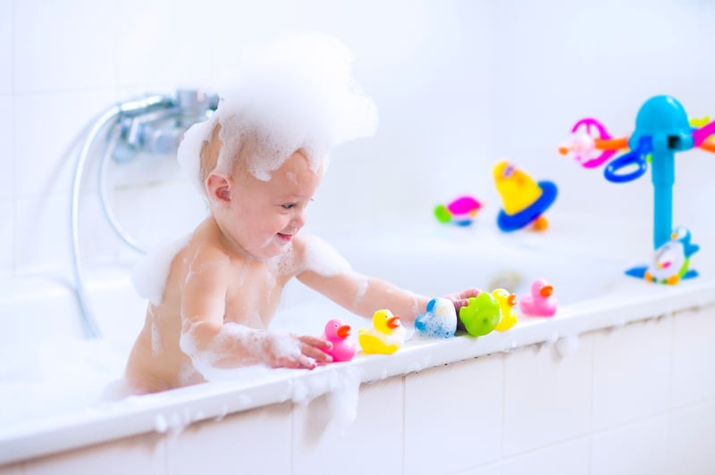 Juegos para el baño del bebé