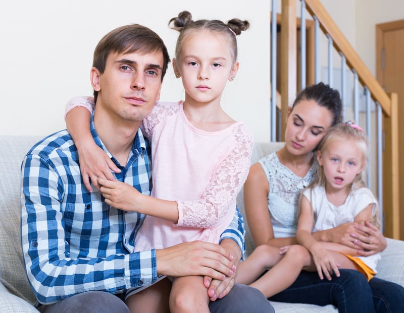 Alienación parental en hijos con padres separados